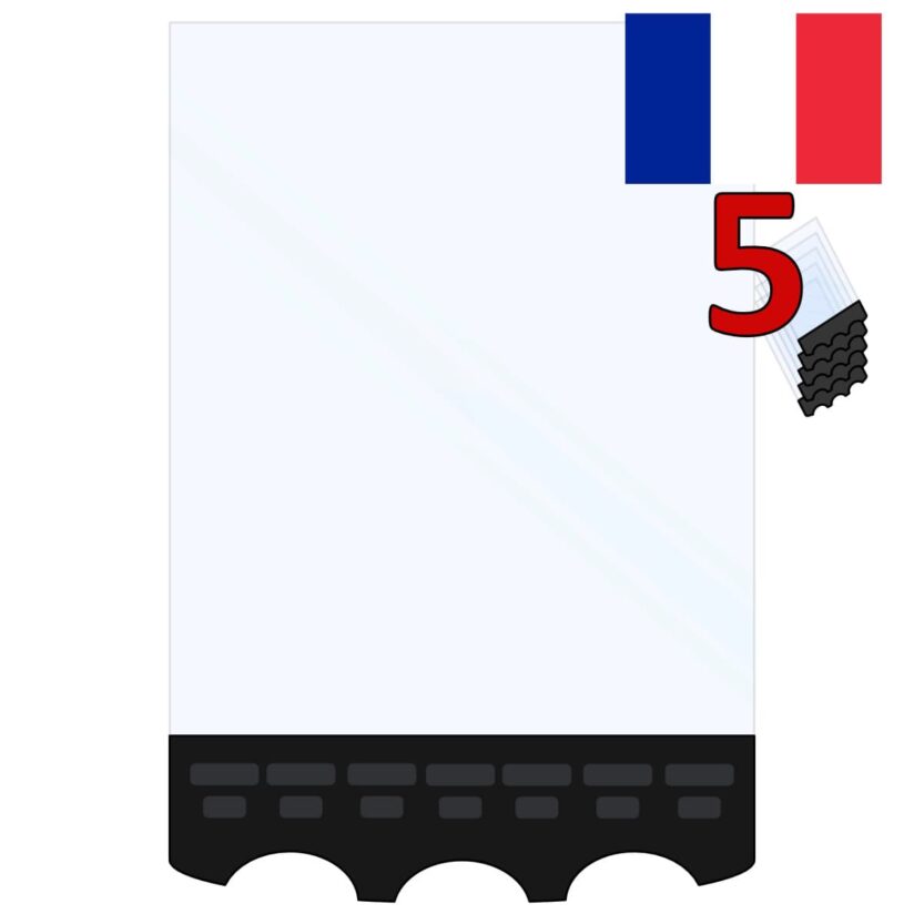Screen Protector 5 Pack, French, EQX Acc (3011-0389)