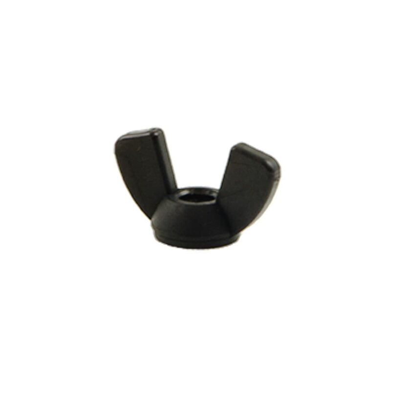 Nut, 1/4-20 Unc Nylon Wing Black (31-51400-622)